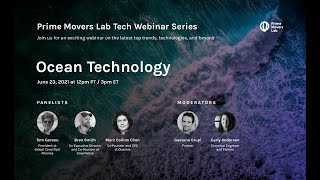 Ocean Technology | Webinar by Prime Movers Lab