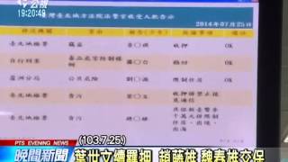 合宜宅案 葉世文續羈押 趙藤雄交保 20140726 公視晚間