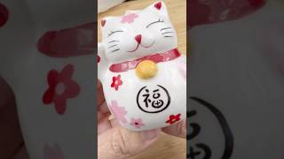 招き猫 Lucky Cat:  Plate and Salt \u0026 Pepper Set - World Market Finds  #luckycat #asmrunboxing