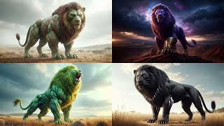 Amazing Animal Fusion Hybrids! Lion Hybrid with Marvel \u0026 DC Characters