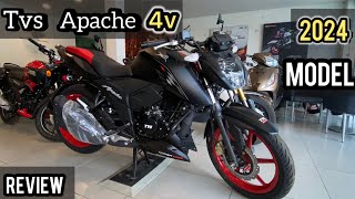 #All New TVS Apache 160 4v Special Edition Matte black colour fully detailled review #apache