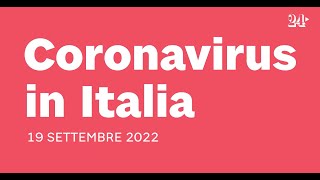 Coronavirus: bollettino del 19 settembre 2022