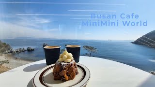 [#22]Looking into Cafe in Busan, Korea l Gadeokdo Oceanview  Mountainview Cafe l Good Enough Coffee☕