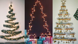 🎄100+ WALL MOUNTED CHRISTMAS TREES | CHRISTMAS DECORATION IDEAS 2024🎄