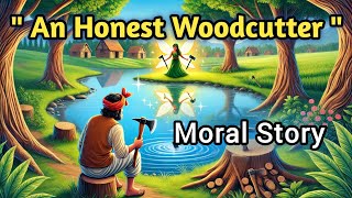 An Honest Woodcutter | Story in English | Moral Stories | English Story | Storytelling | Storytime