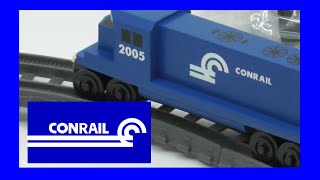 🇺🇸 🛤Whittle Shortline Railroad CONRAIL GP-38 DIESEL ENGINE wooden toy trains (05463 voice)