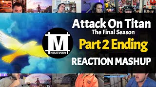 Attack On Titan : The Final Season Part 2 Ending | Reaction Mashup