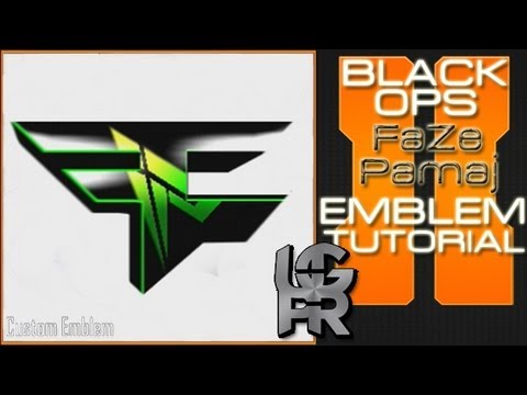 Custom Pamaj FaZe Clan Logo : Call of Duty Black Ops 2 Emblem Tutorial Custom Pamaj FaZe Clan Logo : Call of Duty Black Ops 2 Emblem Tutorial