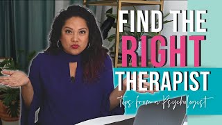 How To Find A Therapist | Everything You NEED To Know!