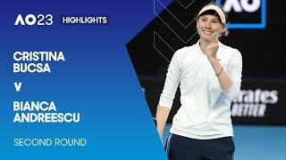 Cristina Bucsa v Bianca Andreescu Highlights | Australian Open 2023 Second Round