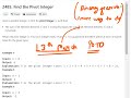 2485 Find the pivot integer | Leetcode POTD | 13th March 2024