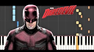 Marvels Daredevil Theme Orchestral (Piano Tutorial)