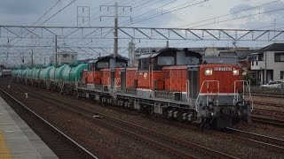 DD51 892号機+DD51 891号機(75レ) 清洲駅通過