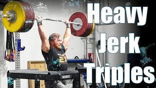 Heavy Jerk Triples (205kg/451lbs)