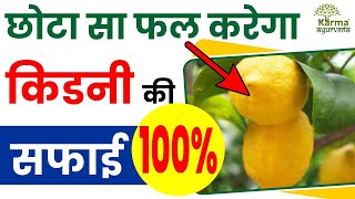 छोटा सा फल करेगा किडनी की गंदगी साफ़ | Tips to Detox Kidneys Naturally | Lemon for Kidney patients