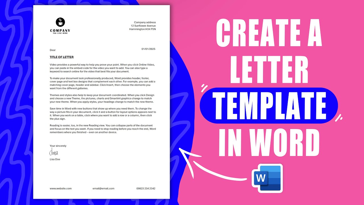 How To Make Letter Format In Word Infoupdate Org
