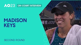 Madison Keys On-Court Interview | Australian Open 2023 Second Round