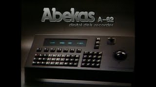 Abekas A-62 Digital Disk Recorder Demo Reel - from 1-inch tape