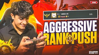 🔥India Rank 1 Solo Conqueror Is Here Bubuza 🥹 | Rank Push #bgmilive