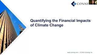 Quantifying Financial Impacts Climate Change