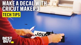 Making a Decal with the Cricut Maker 3 Smart Cutting Machine – Tech Tips from Best Buy