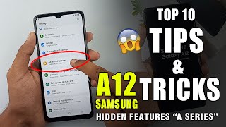 Samsung Galaxy A12 Top 10 Tips & Tricks - Hidden Features [For All A Series] English Tutorial