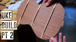 StewMac Ukulele Kit part 2 // bracing