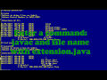 How to run java program in command prompt in window 10.