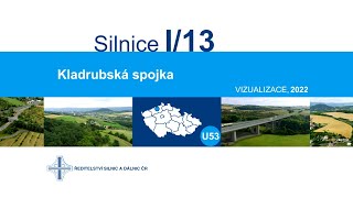 ŘSD ČR - I/13 Kladrubská spojka - vizualizace stavby