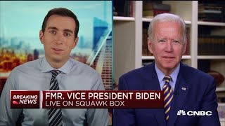 Former Vice President Joe Biden: Economic recovery from coronavirus is a 'long way away'