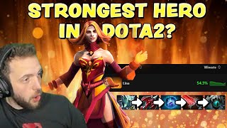 IS LINA THE STRONGEST HERO IN DOTA?