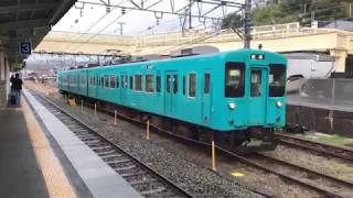 紀勢本線の105系電車が紀伊田辺駅構内を移動・超貴重な国鉄型