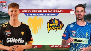 Otago Volts vs Wellington Firebirds T20 Live Cricket | Dream11 Super Smash Commentary