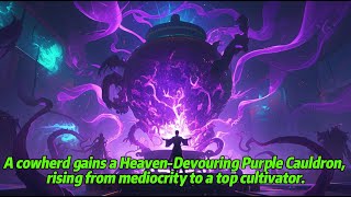 A cowherd gains a Heaven-Devouring Purple Cauldron, rising from mediocrity to a top cultivator.