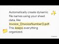 Google Sheets to PDF in Seconds (Not Hours) - Sheet2PDFs