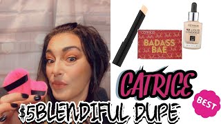 TRYING FULL FACE OF #CATRICE #COSMETICS FINALLY ‼️USING A $5 #BLENDIFUL #DUPE|Jenkkbeauty