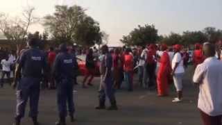 Shots fired at TUT, as violence breaks out