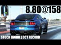 We Broke the STOCK ENGINE DCT RECORD With Our 2020 GT500! | 8.80 at 158MPH!