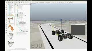 RC Car Simulation using V-REP