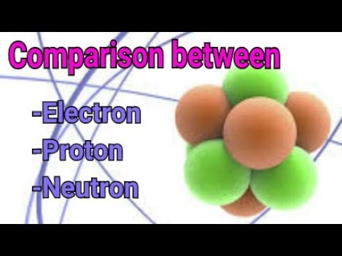 Difference Between The Properties Of Electrons, Protons And Neutron ...