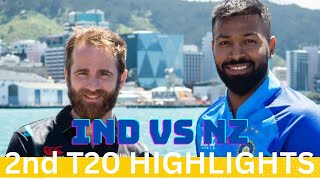 Ind vs NZ 2nd T20I Highlights | India vs New Zealand second T20 | Highlights