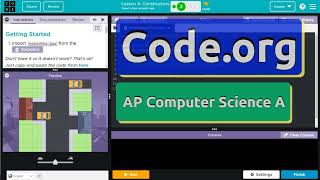 Code.org Lesson 4.2 D Constructors | Tutorial with Answers | Computer Science A (CSA) Unit 2