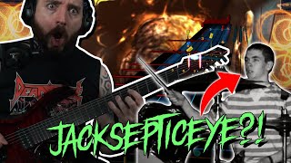 Jacksepticeye ON THE DRUMS!! Raised to the Ground - Risen From The Ashes | Rocks