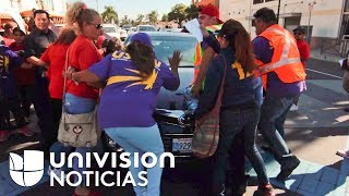 Activistas piden que se le imputen cargos criminales al hombre que arrolló a unos manifestantes