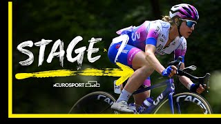 Annemiek van Vleuten soars into yellow | 2022 Tour de France Femmes - Stage 7 Highlights | Eurosport