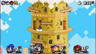 Super Smash Flash 2 Beta 1.3.1 All-Star Mode Sonic