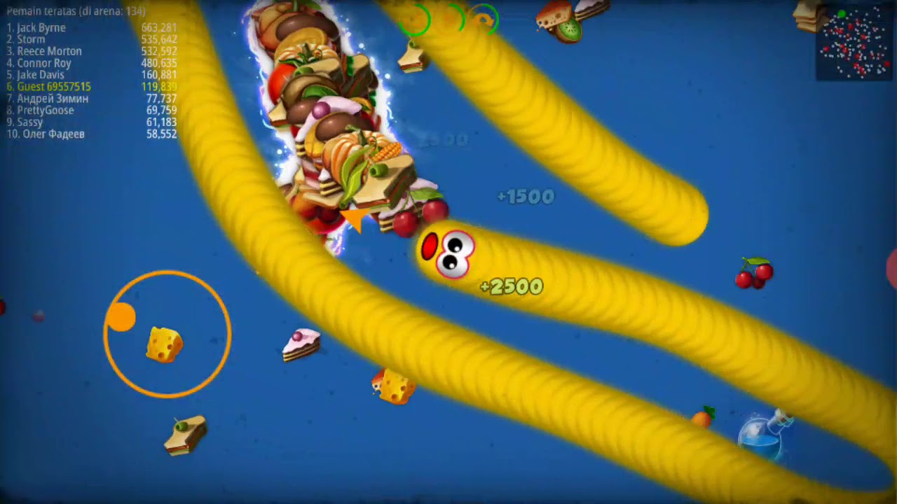 WORMS.ZONE.io.Game Play Noob Player - YouTube