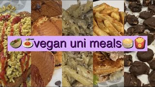 quick, cheap n easy vegan uni meal ideas