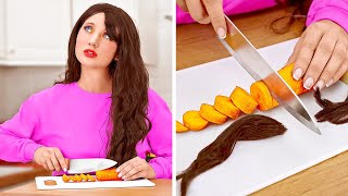 LONG HAIR VS SHORT HAIR PROBLEMS || Funny Everyday Situations by 123 GO!