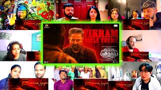 VIKRAM Title Track Song Reaction Mashup | Kamal H | Vijay S | Lokesh K | Anirudh | Only Reactions